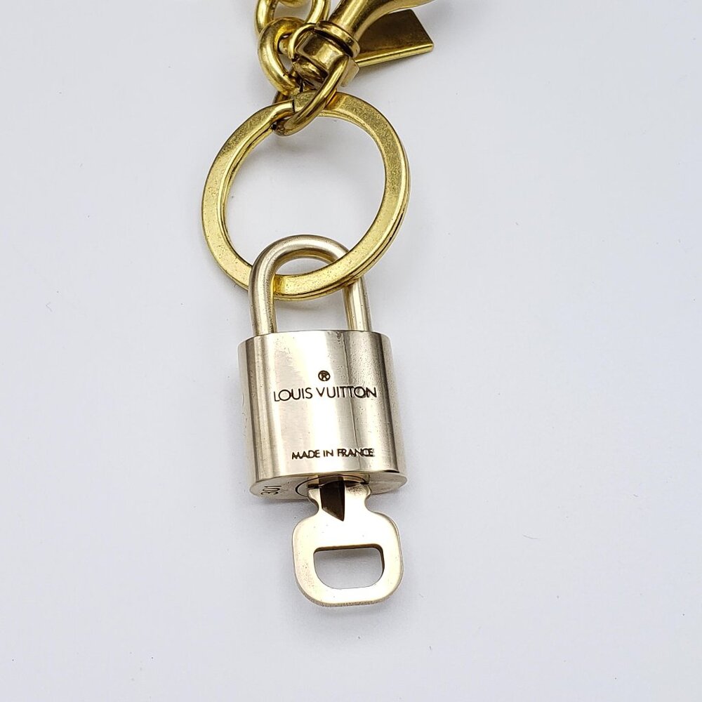 Louis Vuitton Authentic Gold Lock 🔒Unbranded Bag Keychain Charm for Bags - Picture 8 of 14